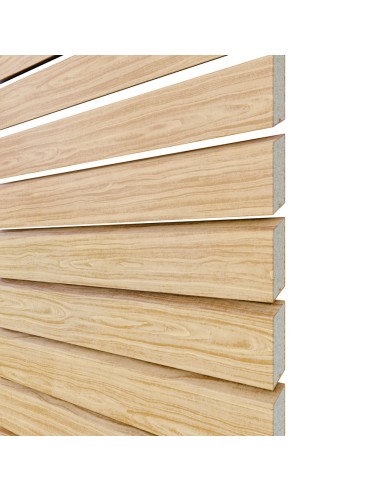 Deur en poort en aluminium met schuine lamellen