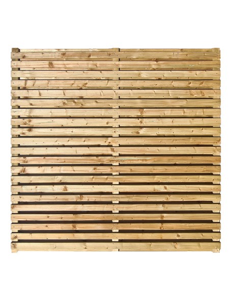 schermen met fijn latten