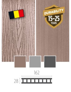 Terrasse en bois composite Bruxelles