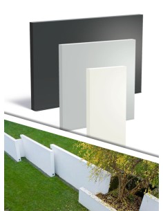 Mur de jardin en aluminium