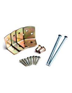 Équerres de palissade de jardin pour poteaux en béton