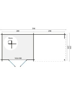 Plat dak tuinhuisjes 2