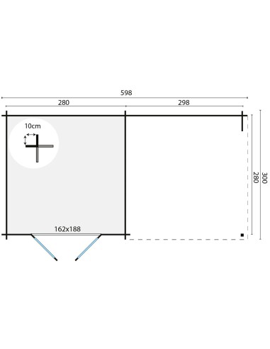 Abri de jardin contemporain