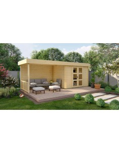 Abri en bois à toit plat Bruxelles