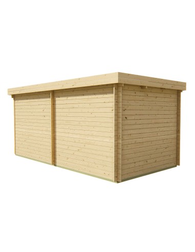 Cabane de jardin à toit plat