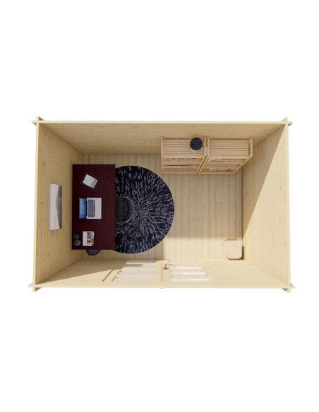 Petit abri de jardin avec toit plat