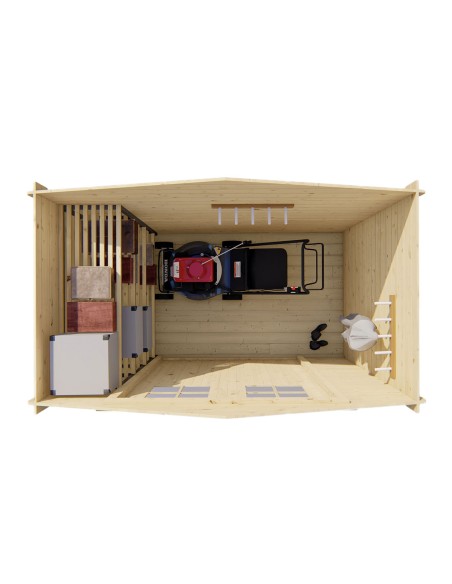 Petit abri de jardin avec double porte