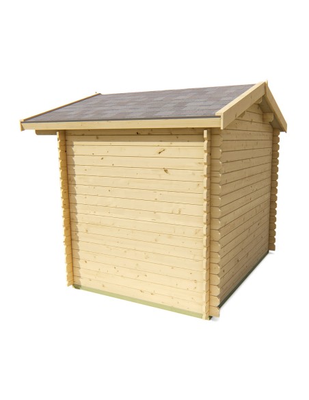 Eenvoudig klein tuinhuisje