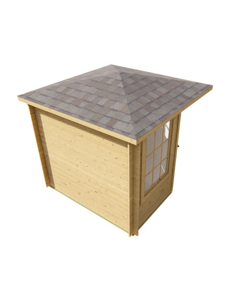 Abri de jardin en coin