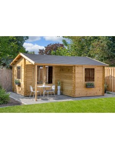 Abri de jardin avec auvent