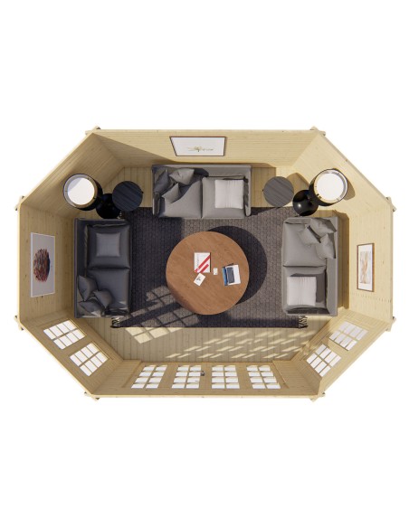 Maison de jardin octogonale