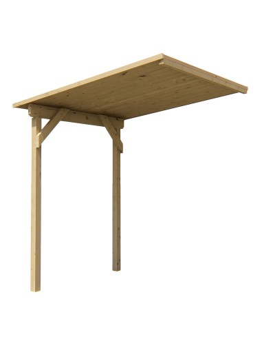 Petit auvent pour abri de jardin