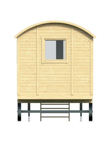 Roulotte en bois a vendre