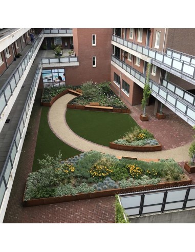 Steunhoeken in cortenstaal