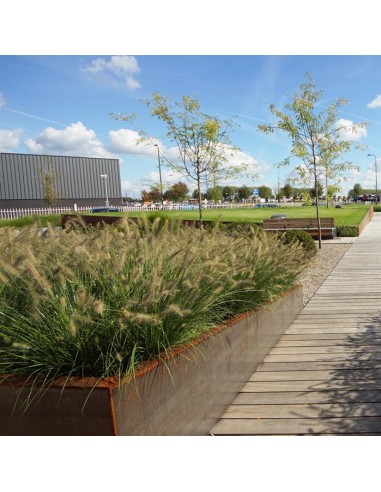 Coins de soutien en acier corten