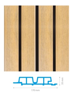 Bardage en bois composite Weo 60 2