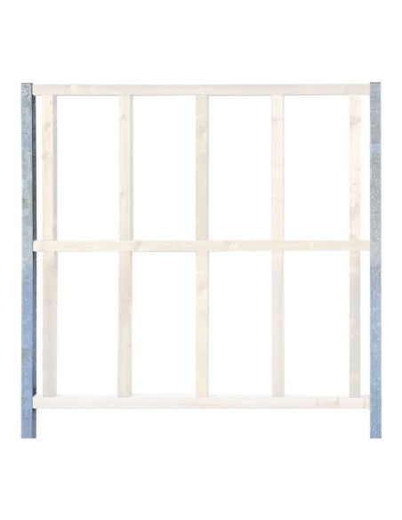 Poteau galvanisé pour palissade