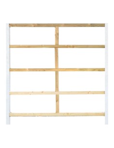 Traverse en bois pour cadre de palissade