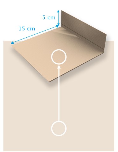 Gelakt aluminium hoekprofiel