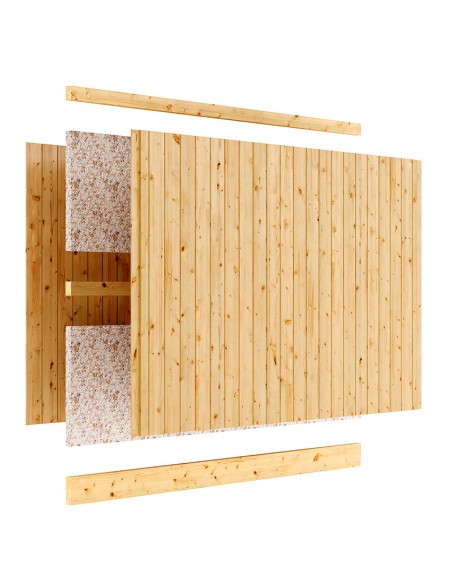 Mur de jardin anti-bruit réflectif