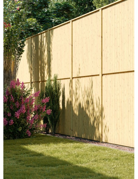 Reflecterende tuinmuur