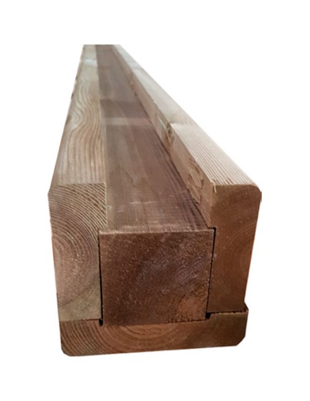 Poteaux rainurés pour mur anti-bruit