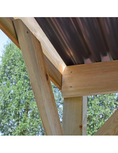 Carport voiture 3x5,4 mètres