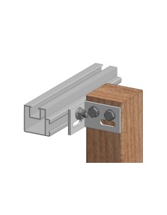 Equerre de raccord pour lambourde en aluminium 2