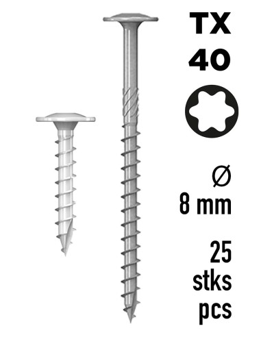 Vis de construction HBS - 8 mm