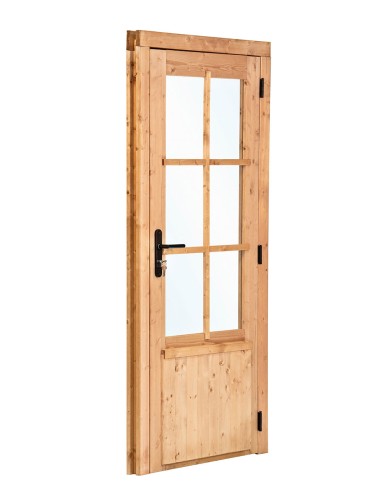 Porte vitrée pour abri de jardin