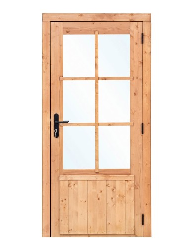 Porte vitrée pour abri de jardin