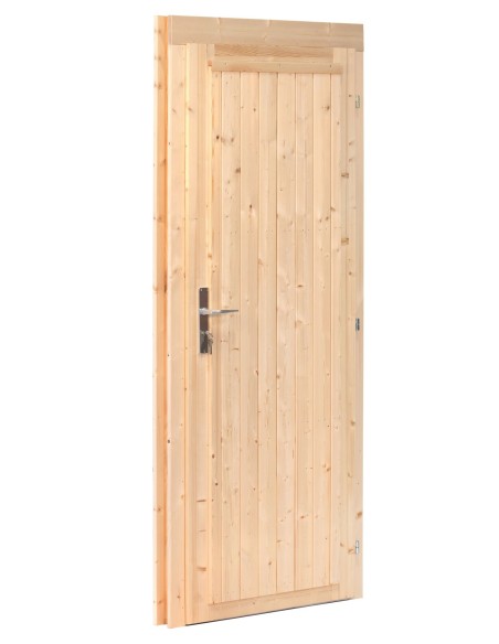 Massieve deur voor grenen tuinhuisje