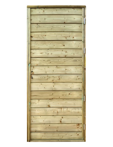 Tuinhuisdeur met frame