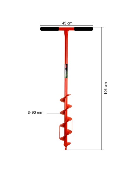 Schroefboor voor palen