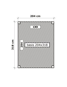 Abri à toit plat 318 x 204 cm 2