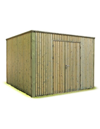 Abri de jardin cubique 318 x 318 cm