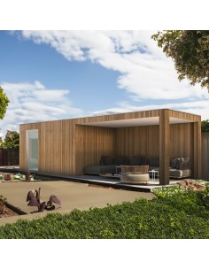 Abri de jardin en bois composite coextrudé