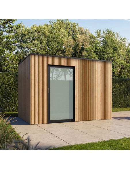 Petit abri de jardin en thermowood