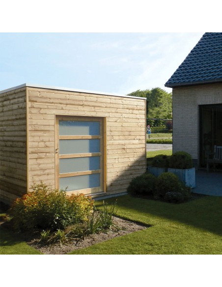 Tuinhuisje met schuifdeur