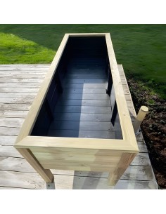 Grote verhoogde plantenbak 2