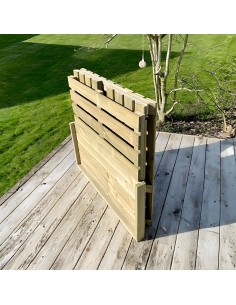 Table pliable de travail au jardin 2