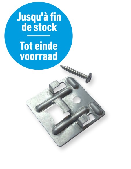 Weo Classic cladding clips 100 stks + schroeven