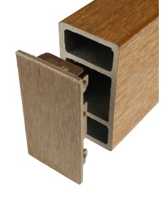 Capuchon de finition pour bardage brise soleil