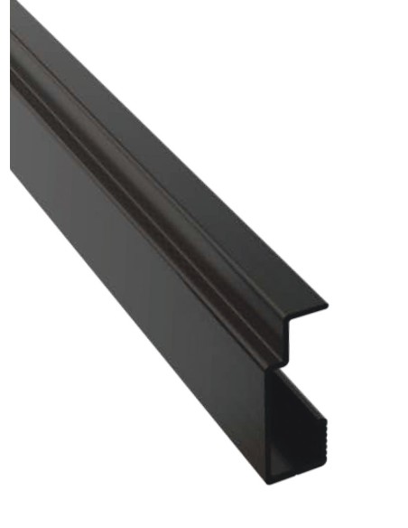 Rail en aluminium pour brise soleil