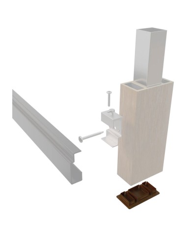 Afwerkkap voor zonnescherm gevelbekleding