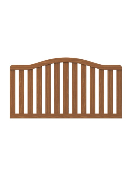 Clôture de jardin convexe en bois exotique