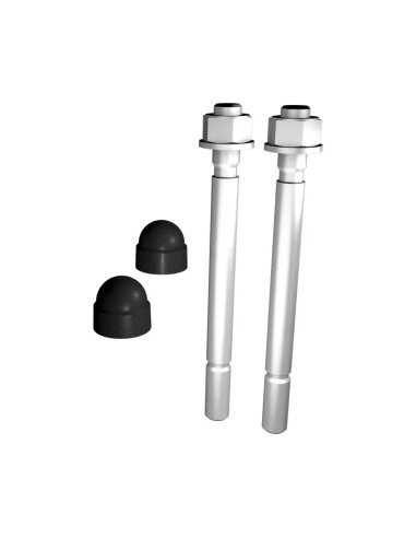 Chevilles béton pour piquet de balustrade (2 pc.)