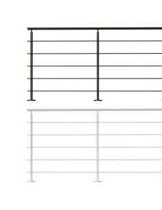 Kit balustrade à plat