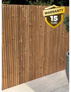 Palissade en Pin ou Peuplier Thermowood 2