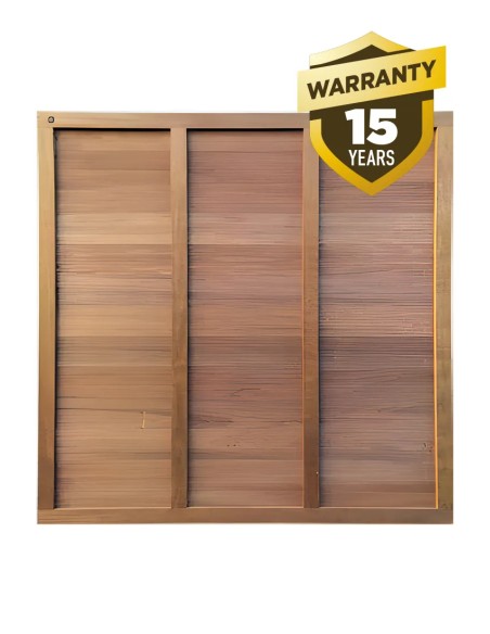 Palissade van Grenen of Populier Thermowood